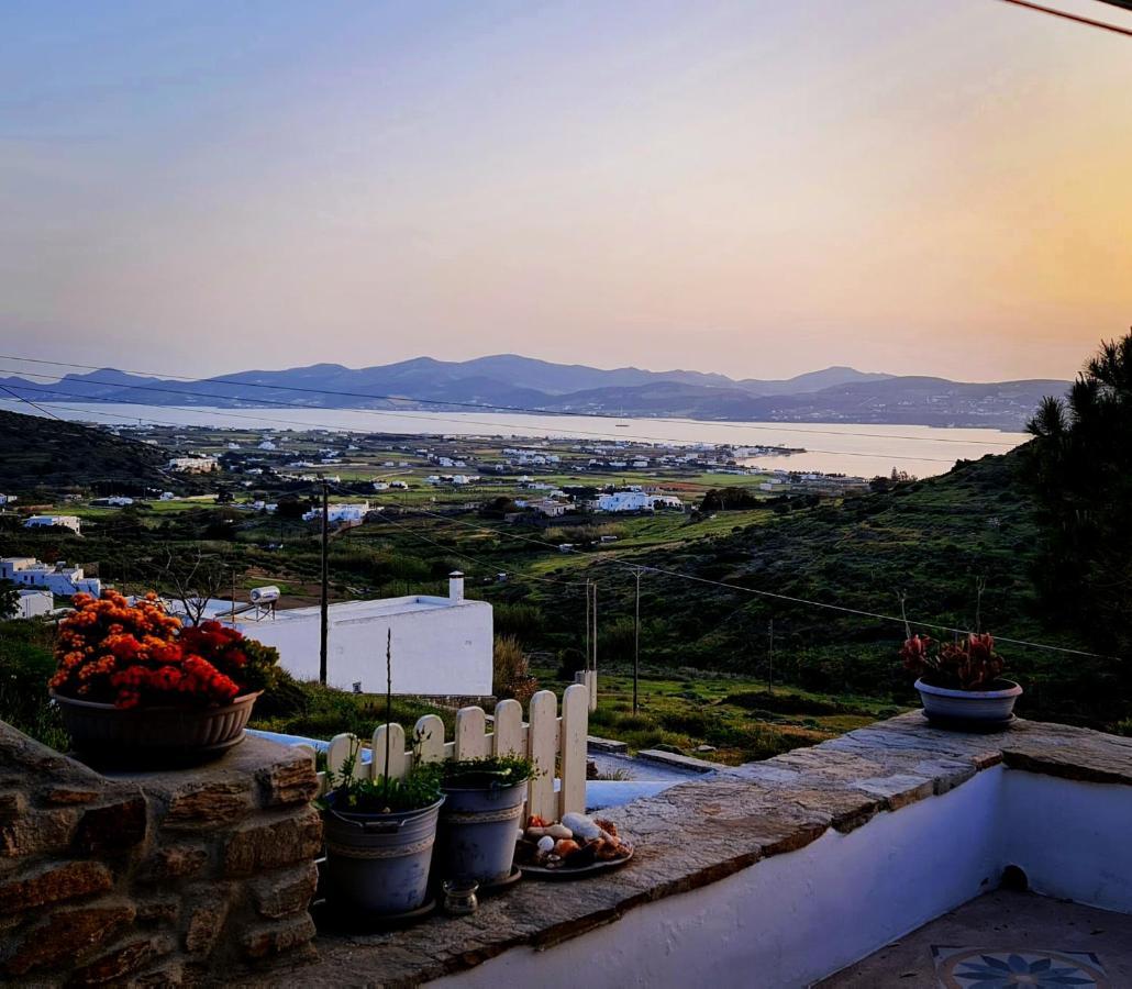 Romantic Sunset Cycladic House In Sotires Moni Christou Dasous Exterior foto